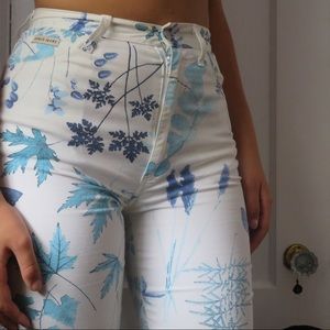 Skinny printed pants
